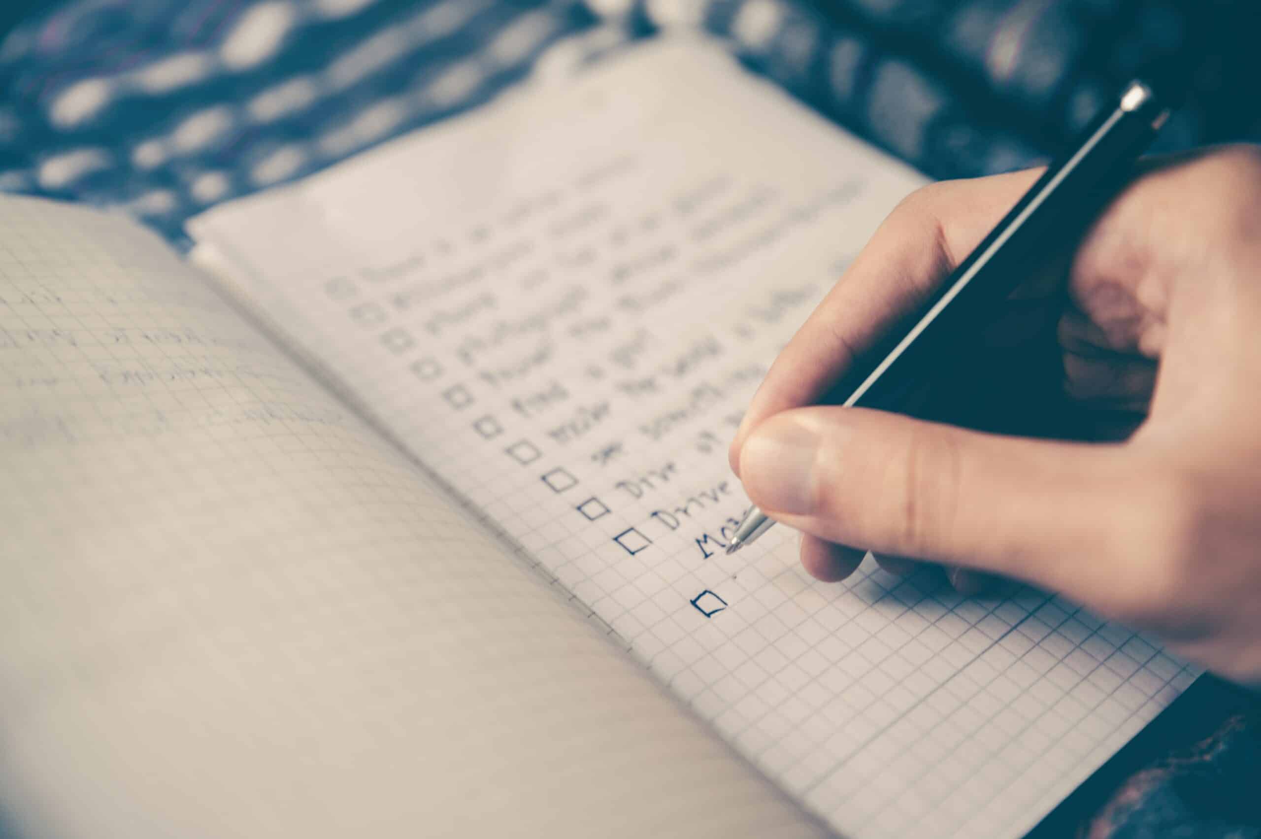 Keep on Track With Stash Checklist