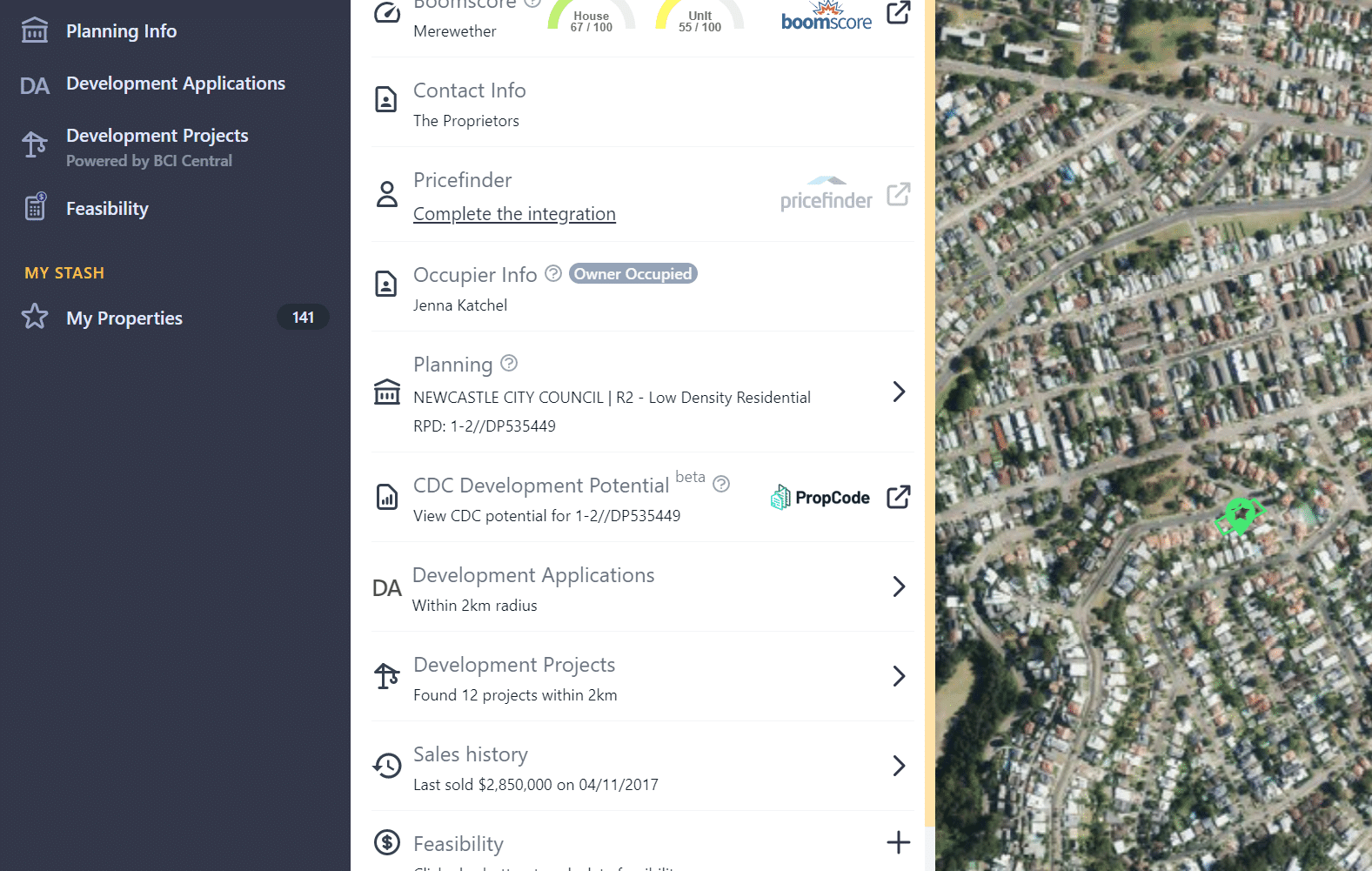 Instantly understand CDC potential in NSW for any residential property