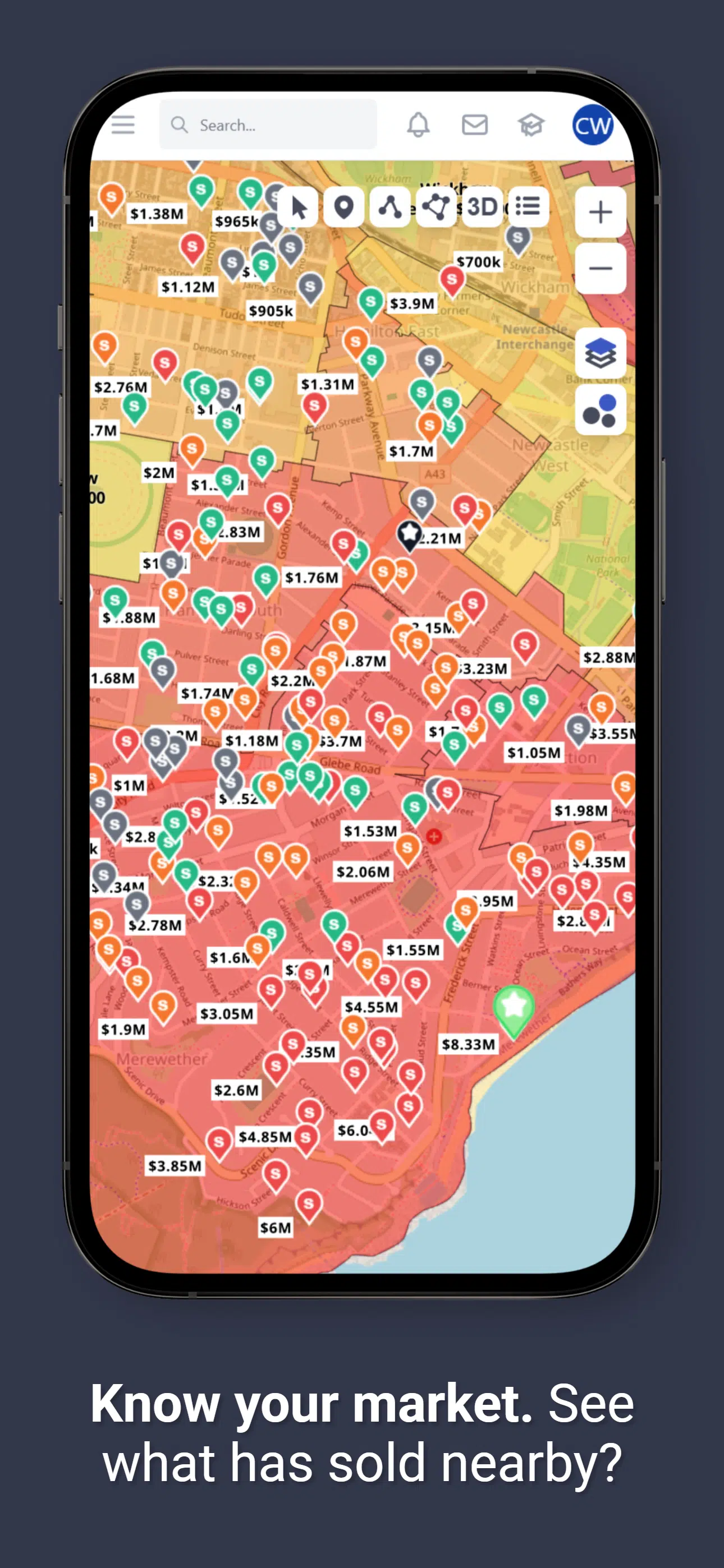 Know your market and what has sold nearby